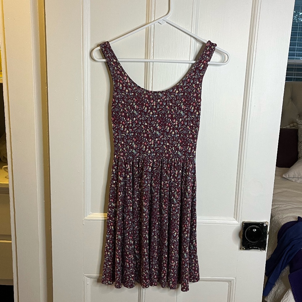 Floral scoop neck sundress
